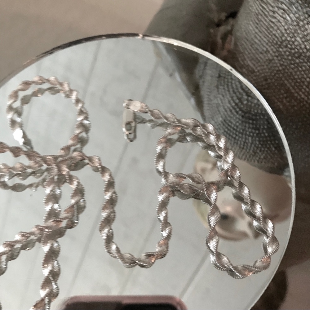 925 Silver Necklace & Bracelet Delicate Set Italy - Picture 8 of 8